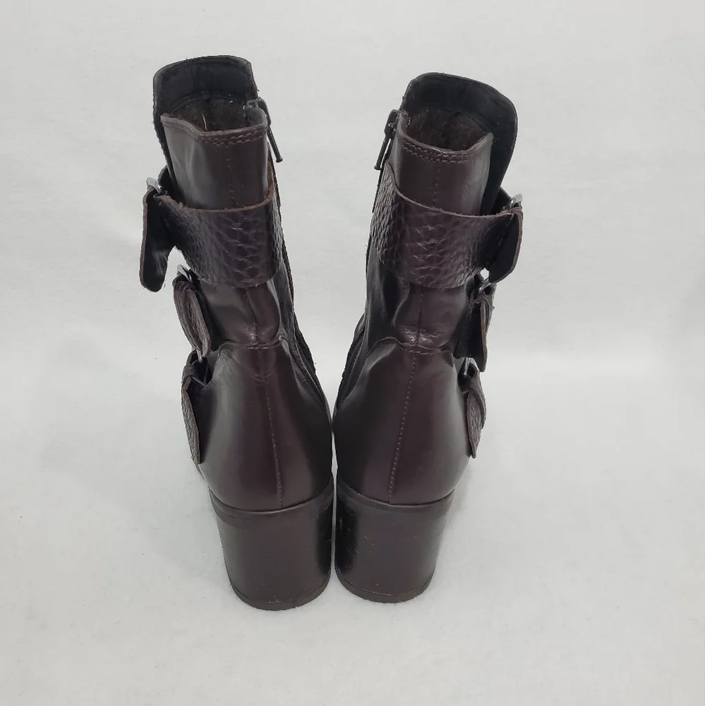 Clarks Fernwood Lake Brown Leather Boots